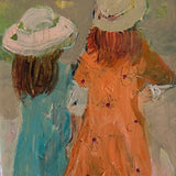 Girls at Pont Mirbaeu