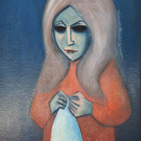 Girl with handkerchief