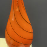 Ferrari Red Glass - black canes