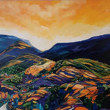 Sunlit hills of gold