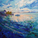 Departure at sunset Newcastle Harbour