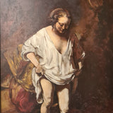 Lady in bath (copy of Rembrandt)