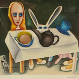 Feet beneath the table