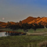 Moonrise over Lake St Clair - Hunter Valley