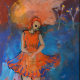 Ballerina on blue (Pledge)