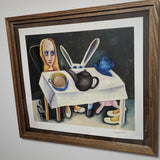 Feet beneath the table