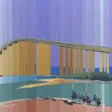 Oyster poles, Stockton bridge