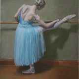 Stretching at the barre (Pledge)