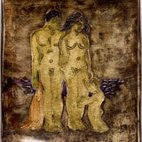 Dish (Two Figures and a Child)