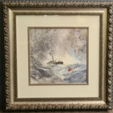 Fishing fleet in the Atlantic