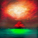 Light over Green Sea