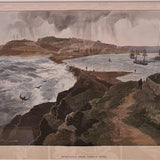 Newcastle from Nobby's Head 1886