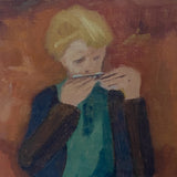 Boy with harmonica