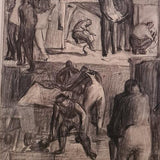 Study for mining mural
