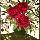 Waratah and wattle