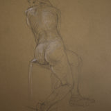 Life study (seated & leaning)