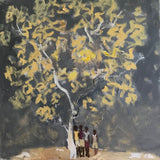Meeting under the yellow tree