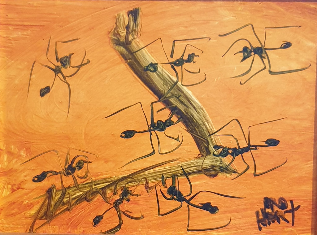 Ants 91 by Pro Hart - Cooks Hill Galleries