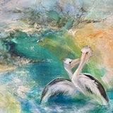 Coastal pelicans