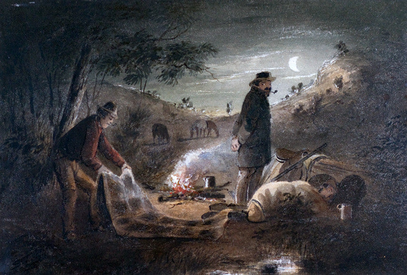 The Drover by ST Gill - Art from Cooks Hill Galleries